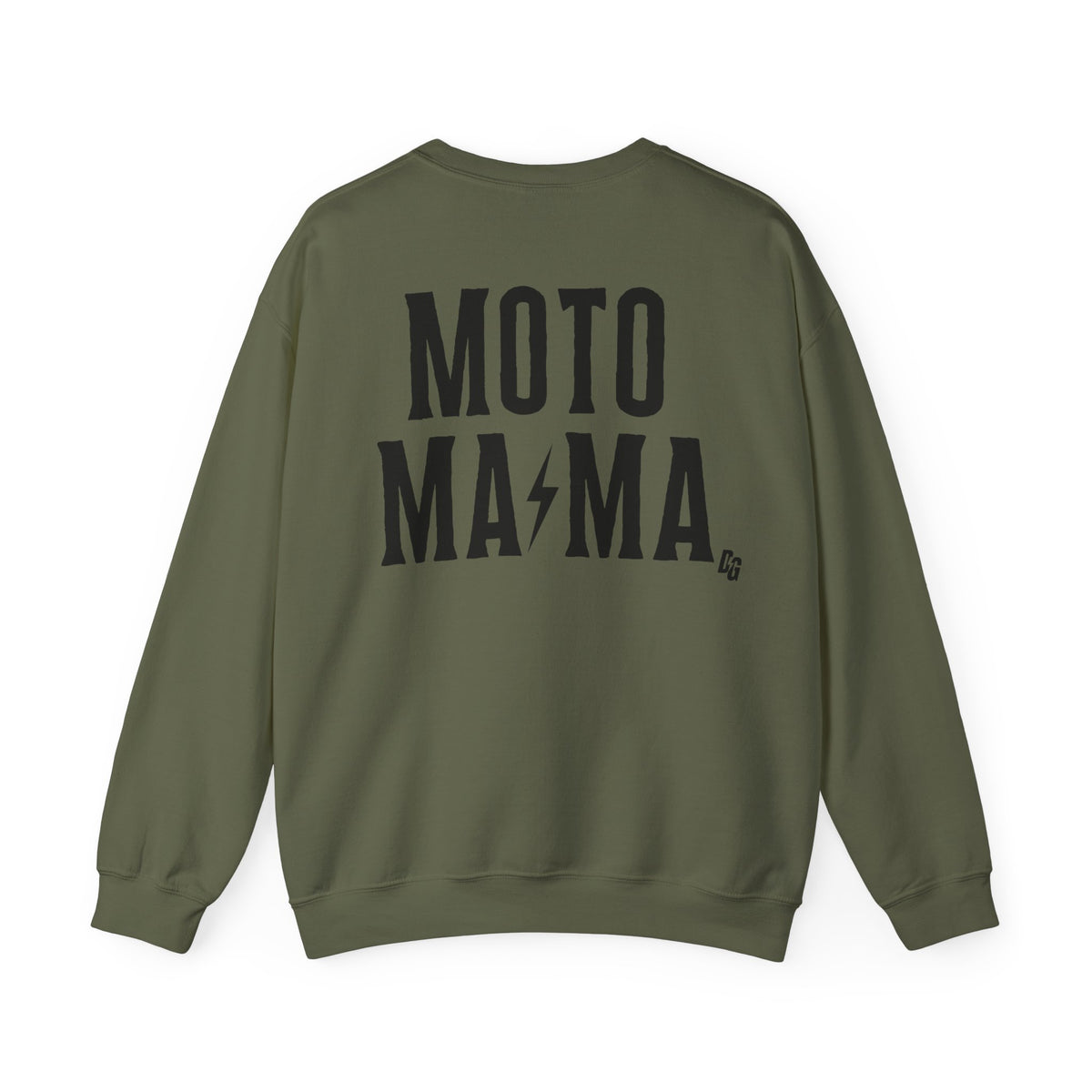 MOTO MAMA - CREWNECK - BLACK