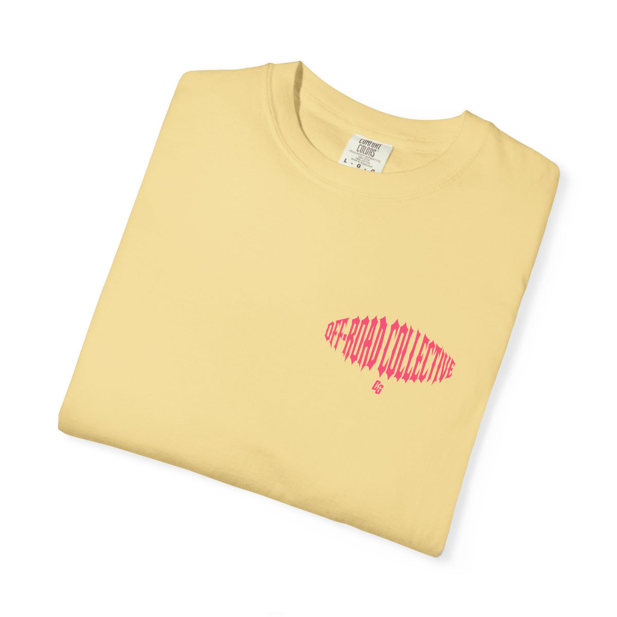 Off-Road Collective Metal Wrap Comfort Colors Tee - PINK