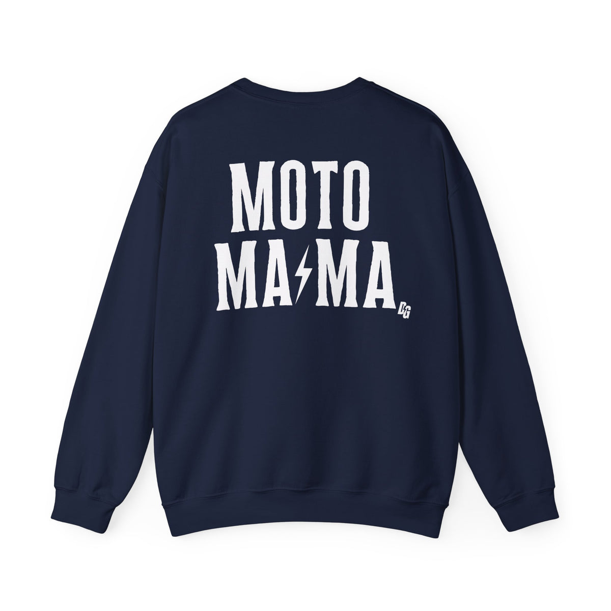 MOTO MAMA - CREWNECK - WHITE