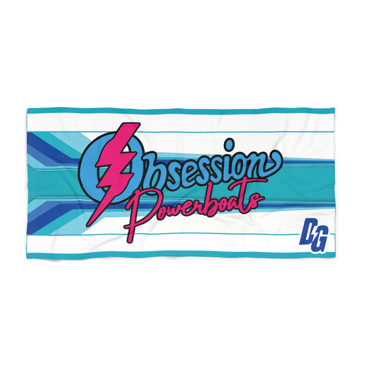 Desert Girl Obsession Powerboats Beach Towel