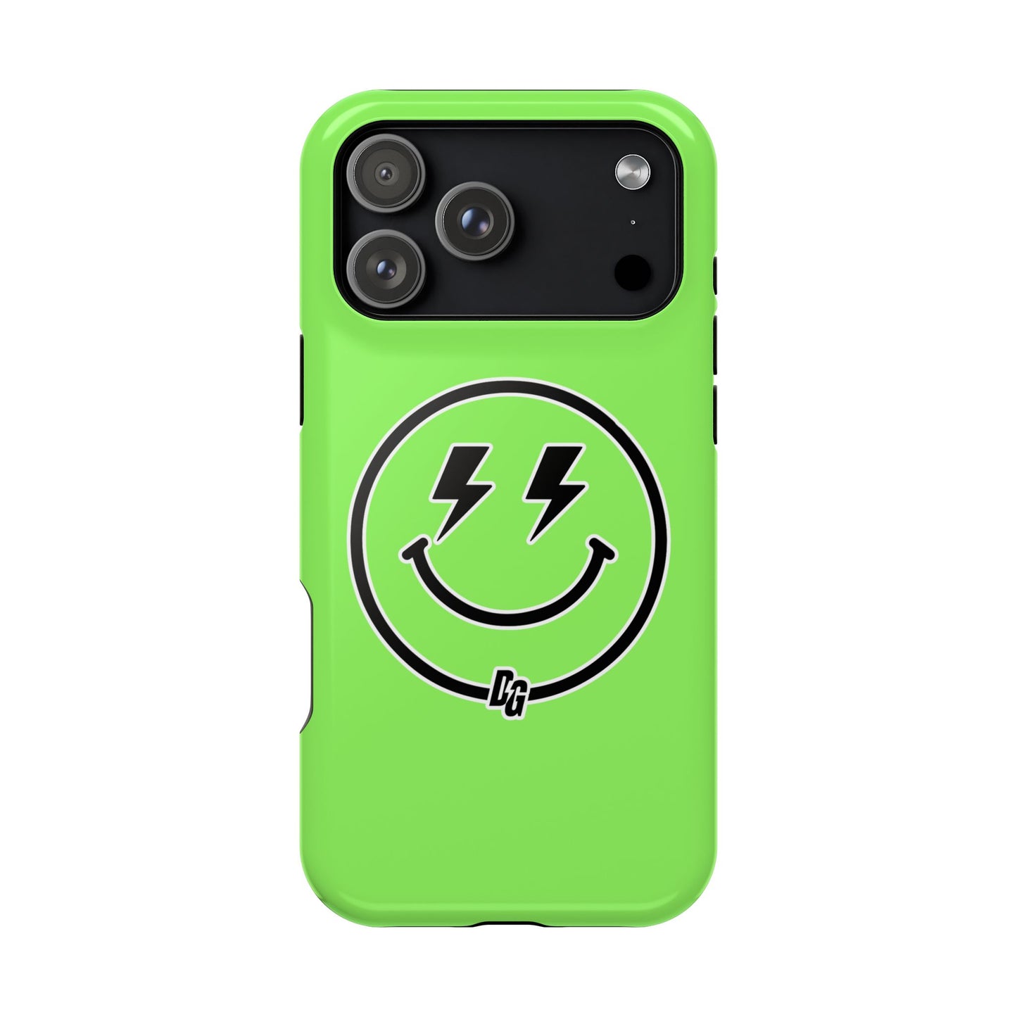 Desert Girl Smiley - LIME GREEN Tough Magnetic Cases