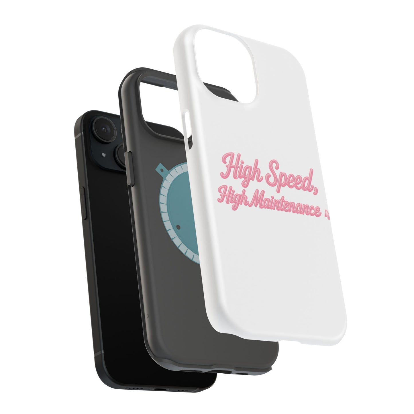 High Speed, High Maintenance - Bubblegum Chrome Magnetic Impact-Resistant Cases