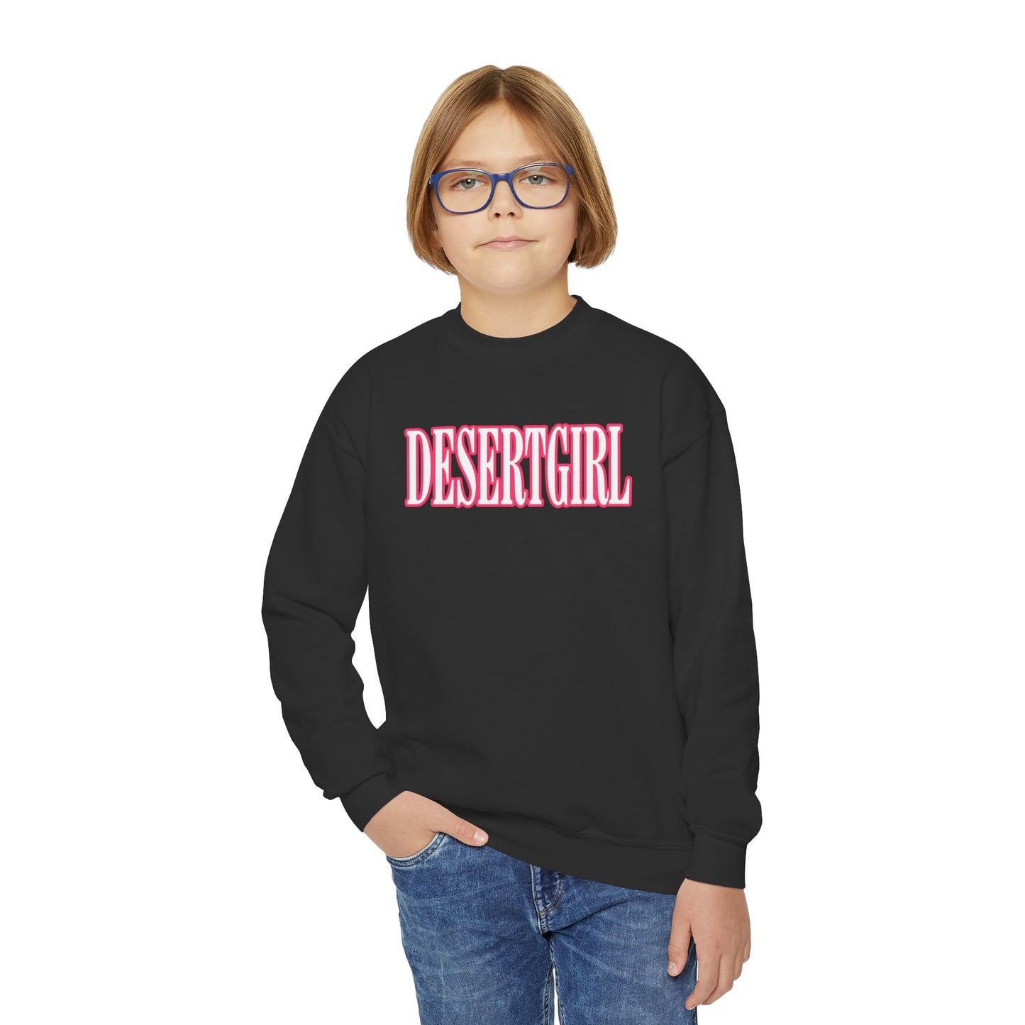 DESERT GIRL Youth Crewneck Sweatshirt