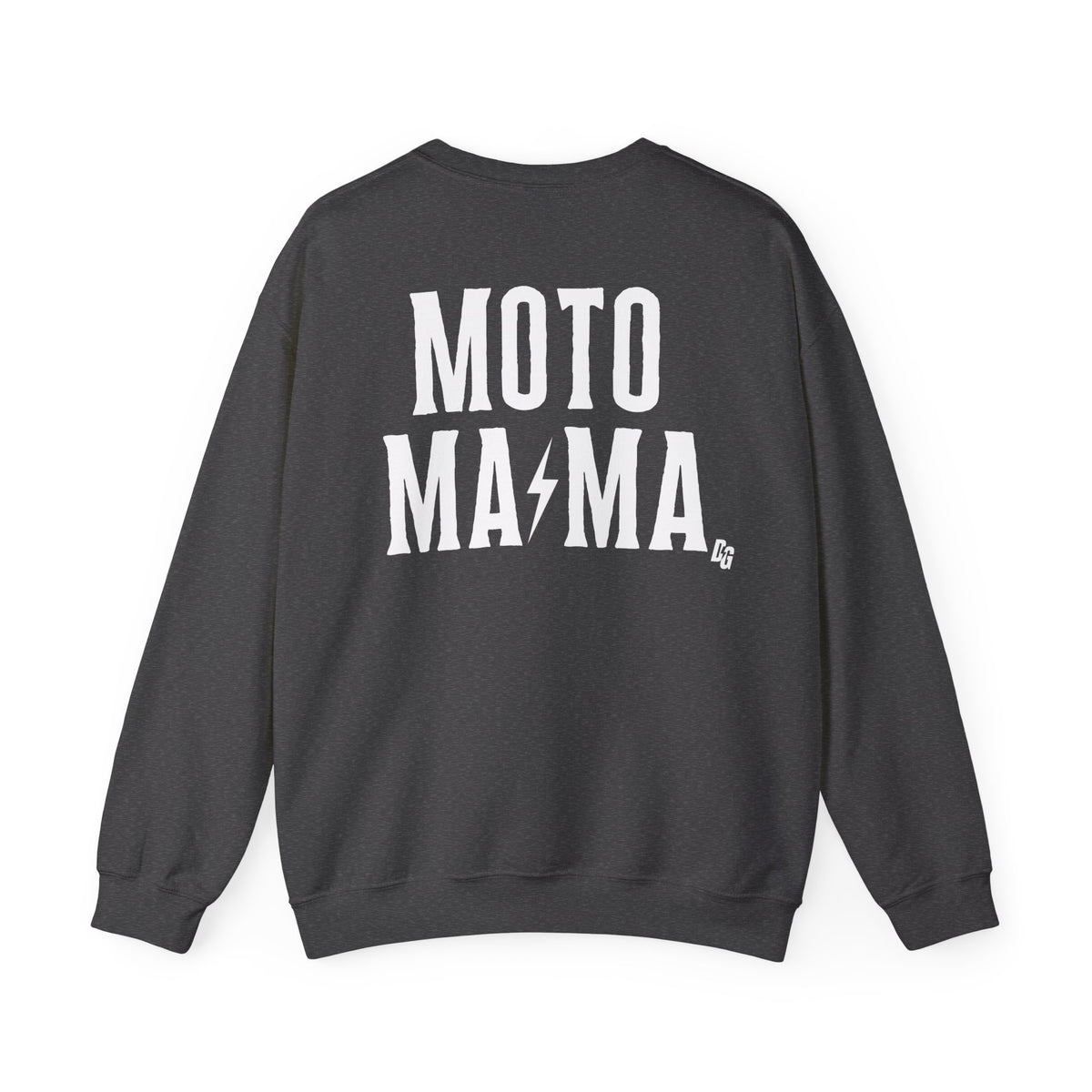 MOTO MAMA - CREWNECK - WHITE