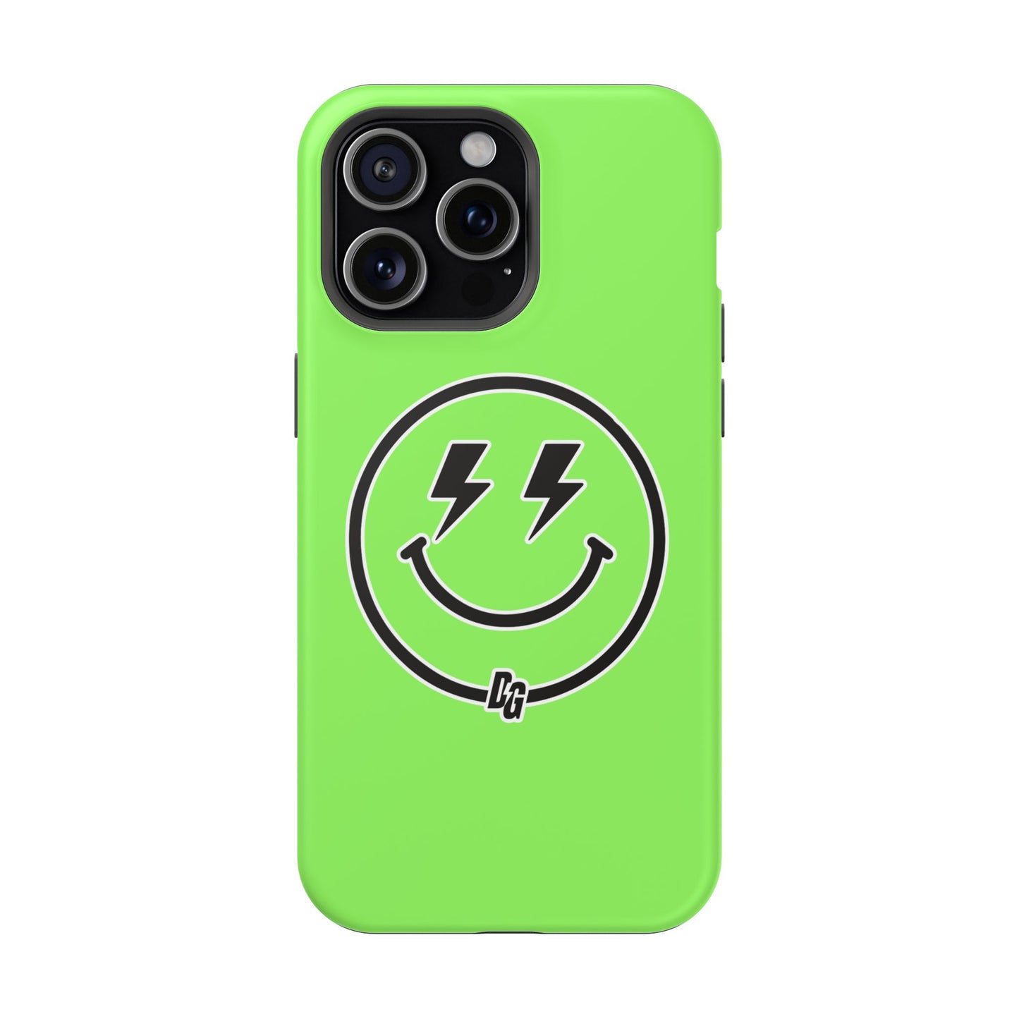 Desert Girl Smiley - LIME GREEN Tough Magnetic Cases