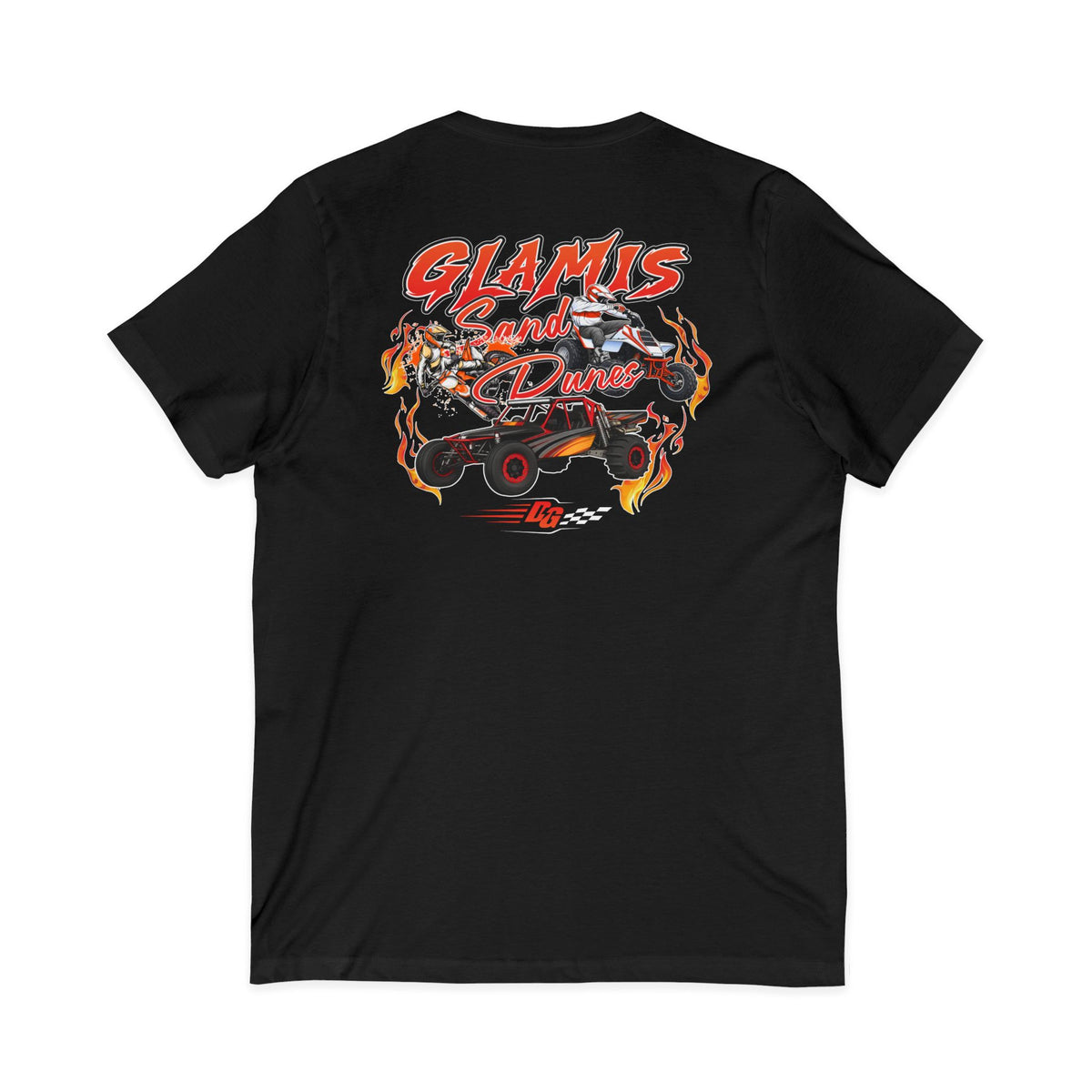 Women's Glamis Dunes Throwback Short Sleeve V-Neck Tee - Desert Girl