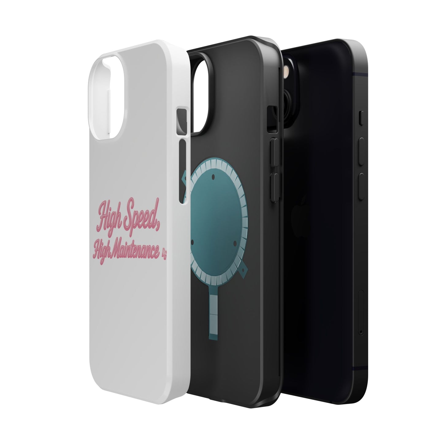 High Speed, High Maintenance - Bubblegum Chrome Magnetic Impact-Resistant Cases