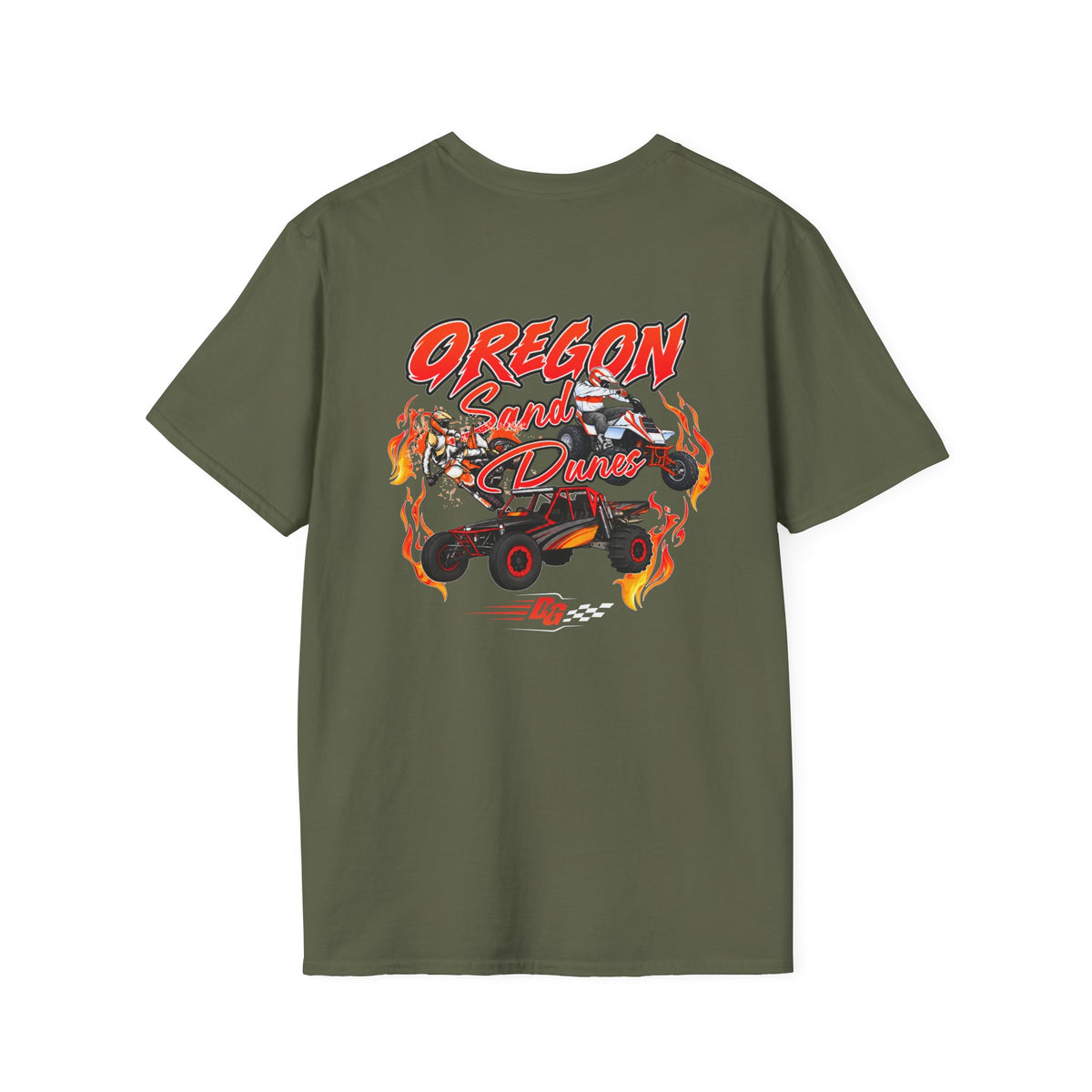 Oregon Dunes Throwback Short Sleeve Tee - Desert Girl