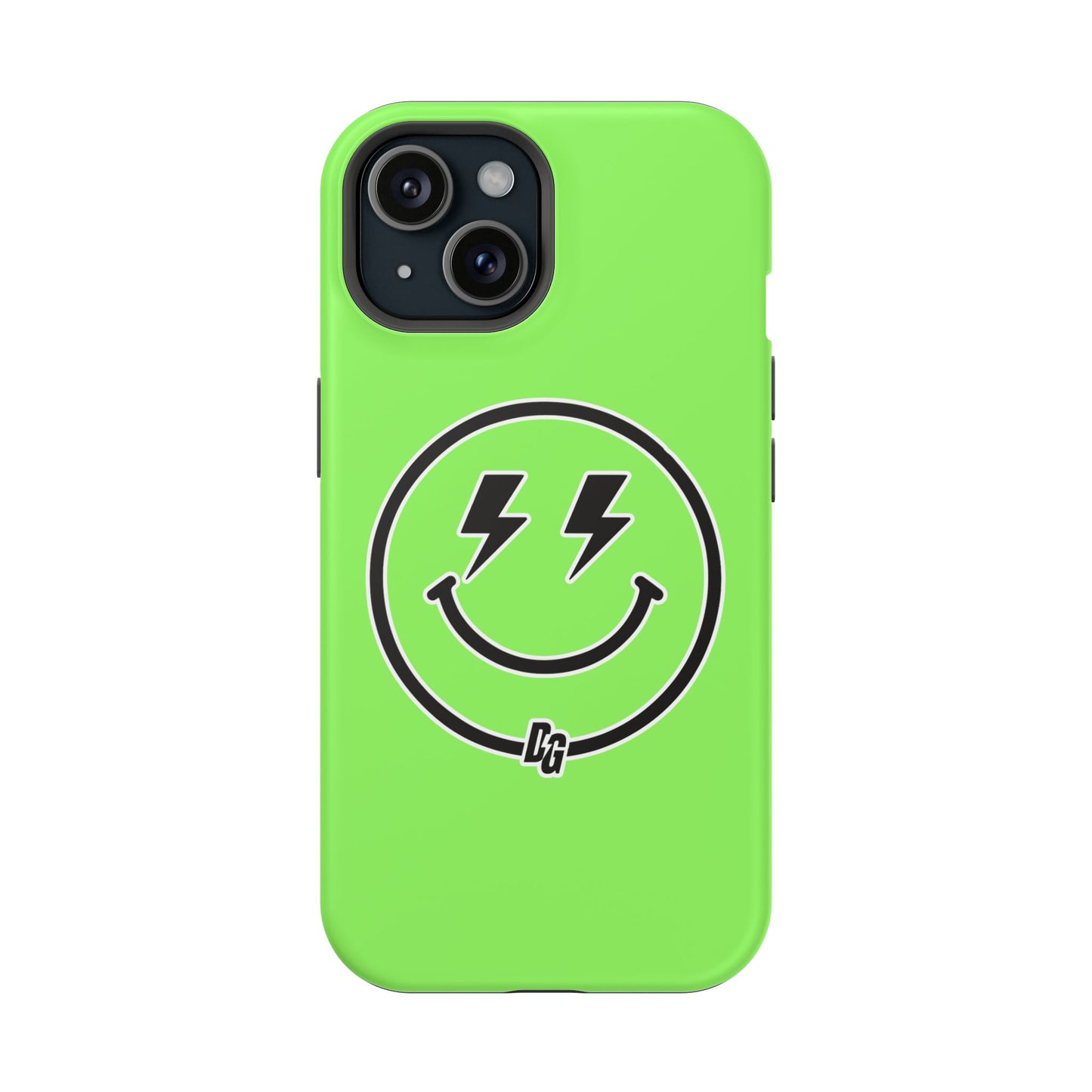 Desert Girl Smiley - LIME GREEN Tough Magnetic Cases
