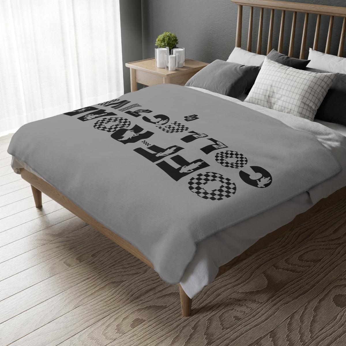 Off-Road Collective  Fuzzy Blanket ( Double Sided )