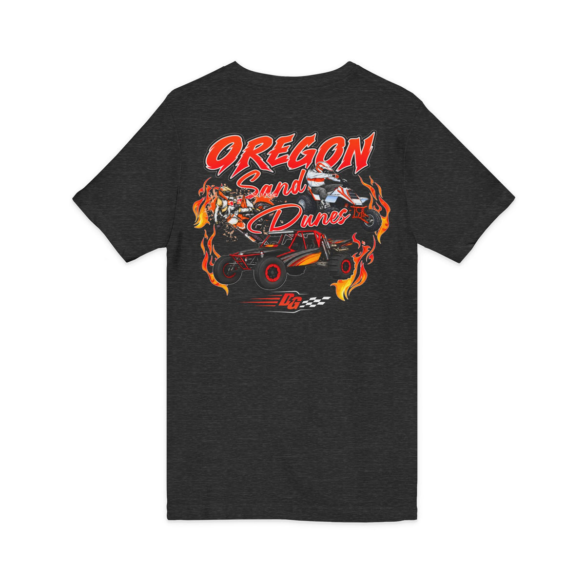 Women's Oregon Dunes Throwback Short Sleeve V-Neck Tee - Desert Girl