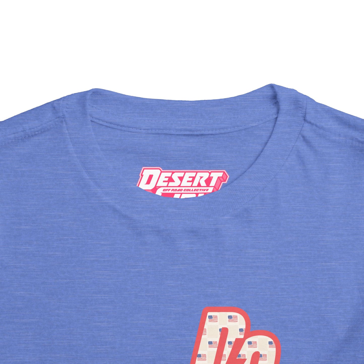 Toddler Checkered USA DG Short Sleeve Tee