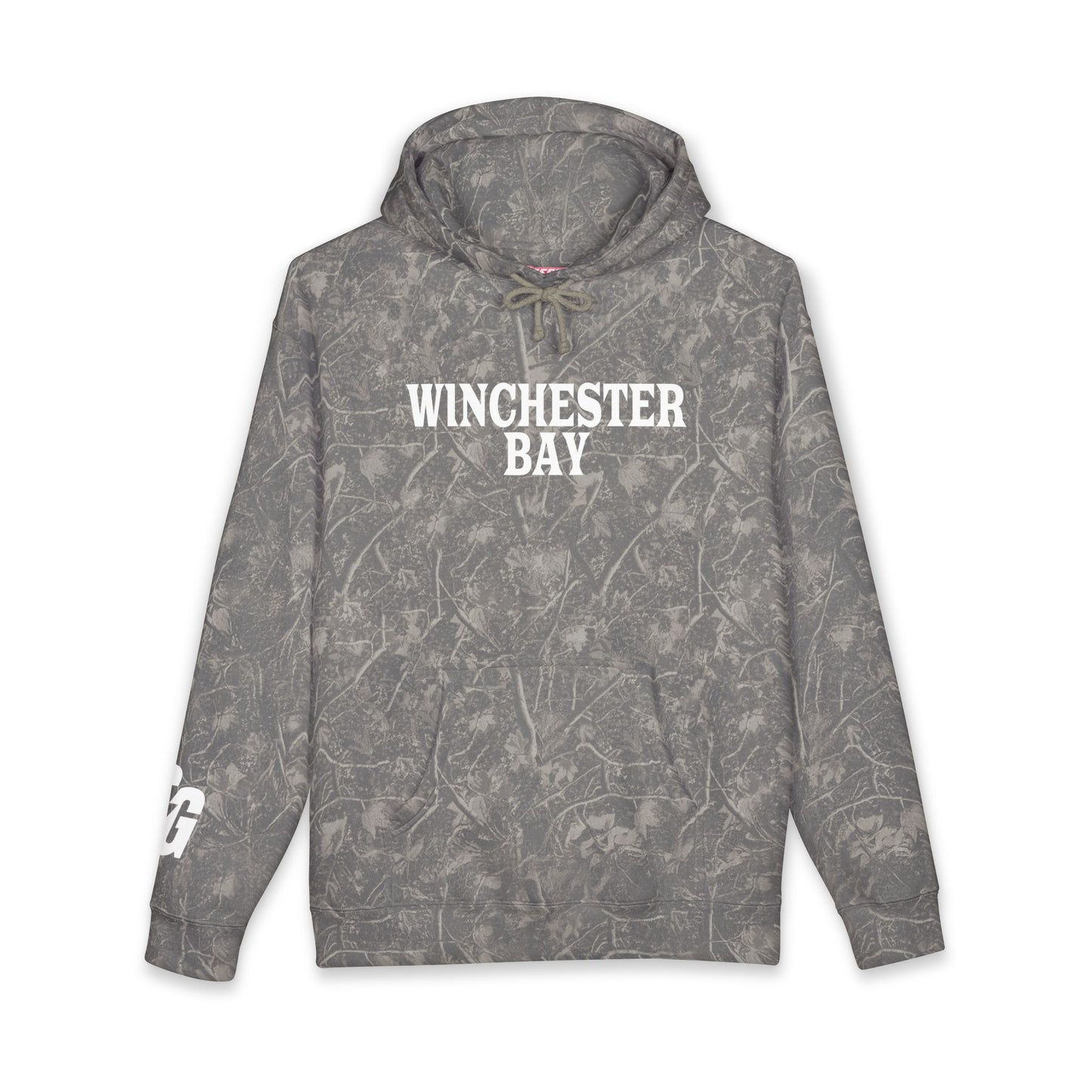 WINCHESTER BAY Heavyweight Camo Hooded Sweatshirt
