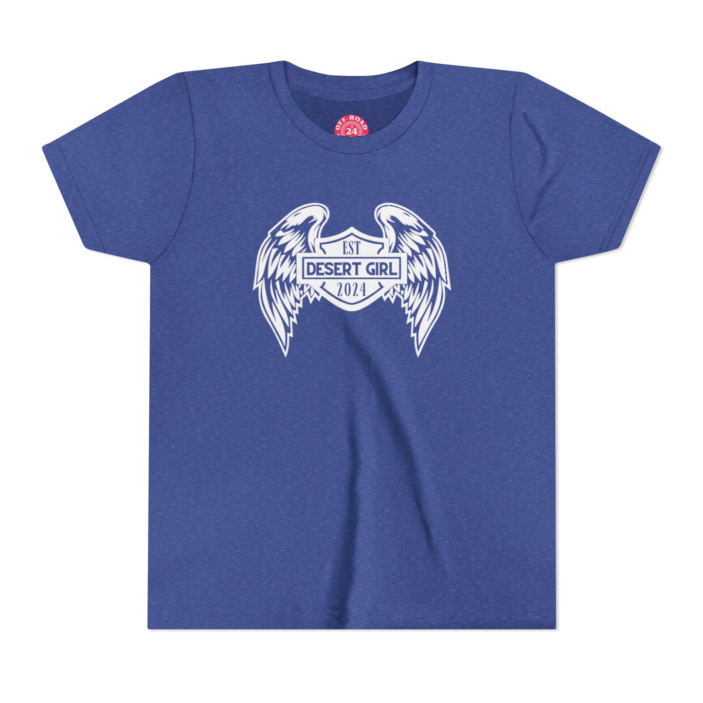Youth Desert Girl Wings Short Sleeve Tee