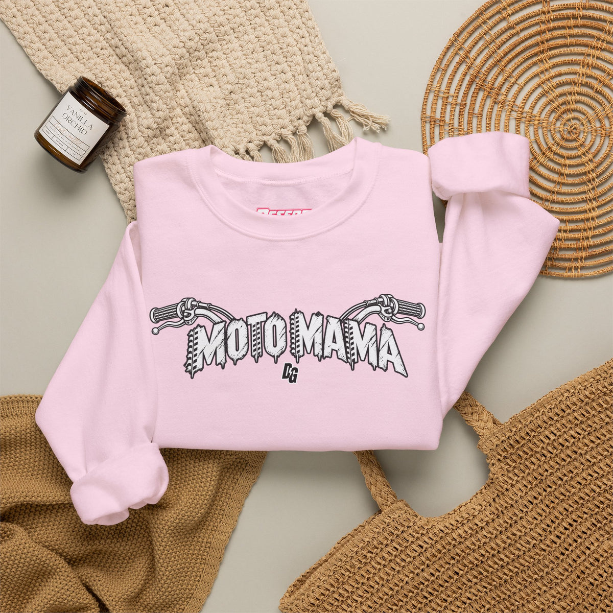 Moto Mama Full Throttle Crewneck