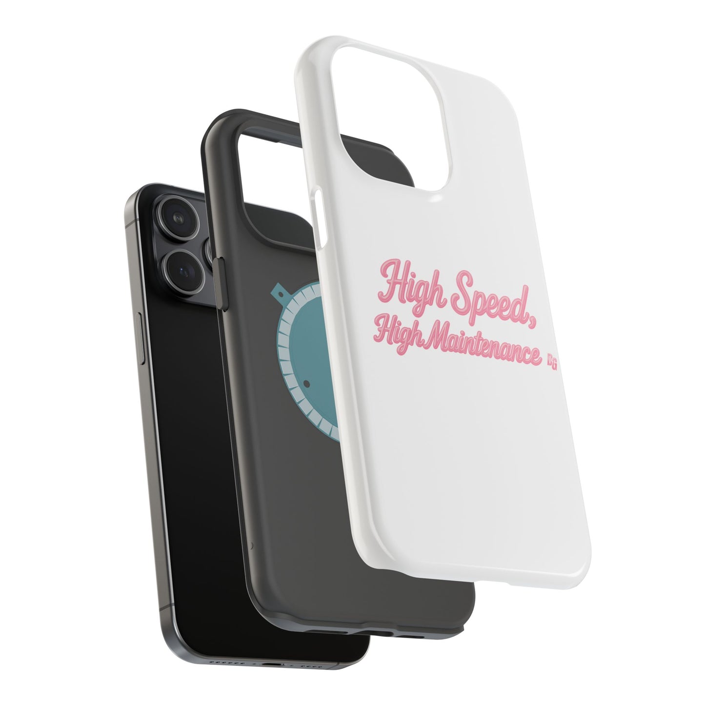 High Speed, High Maintenance - Bubblegum Chrome Magnetic Impact-Resistant Cases