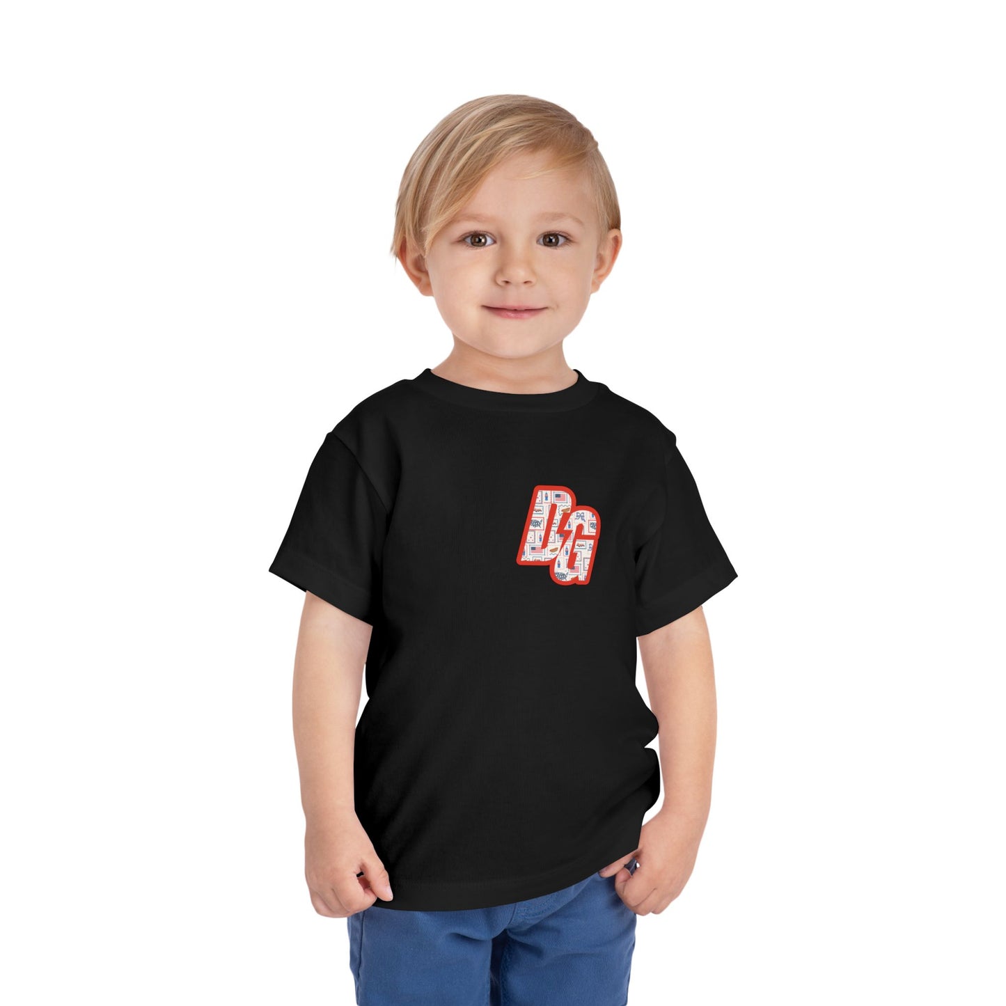 Toddler Postcard USA DG Short Sleeve Tee