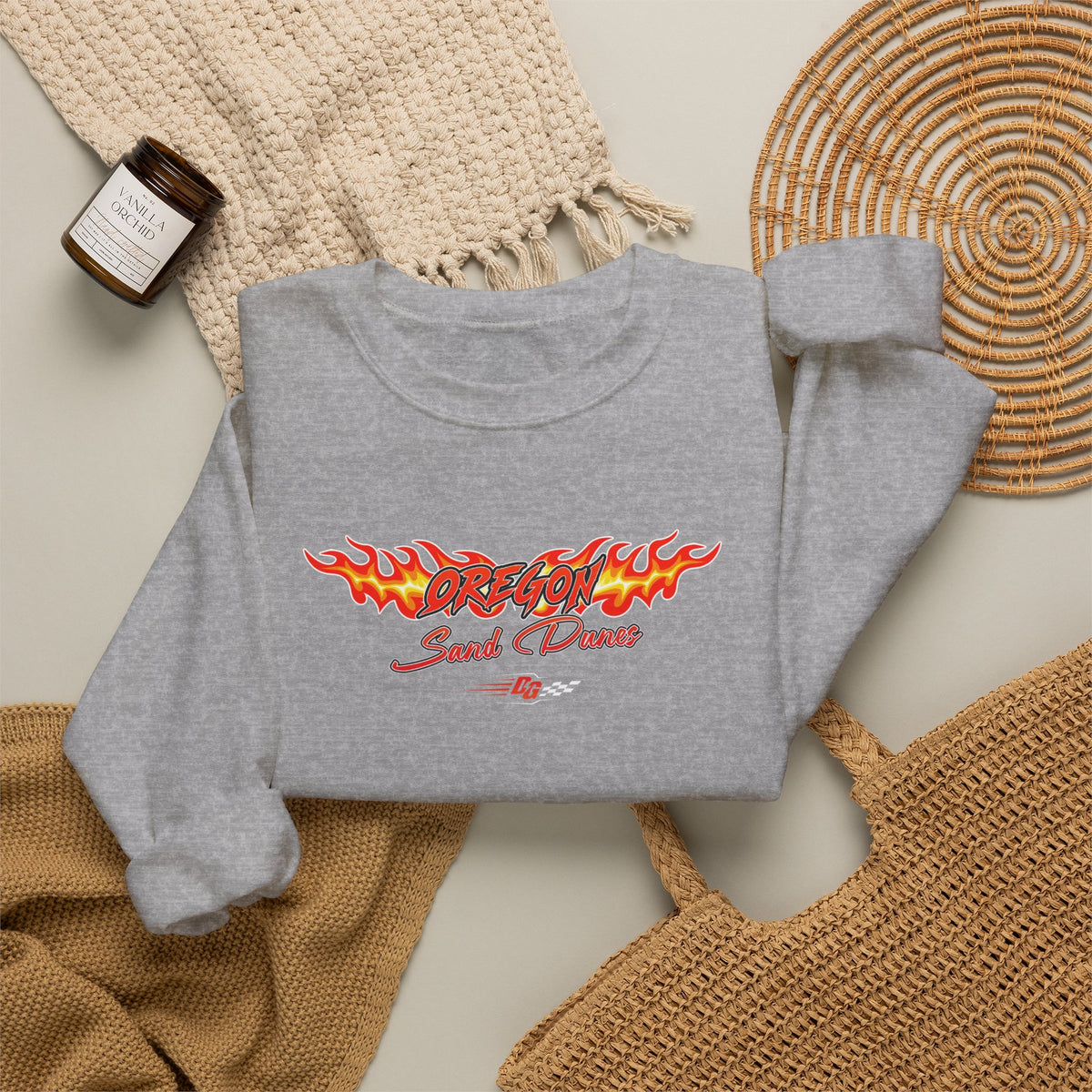 Oregon Dunes Throwback Crewneck - Desert Girl