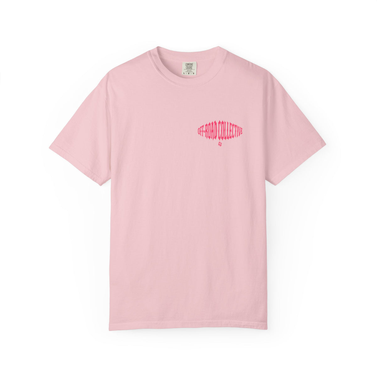 Off-Road Collective Metal Wrap Comfort Colors Tee - PINK