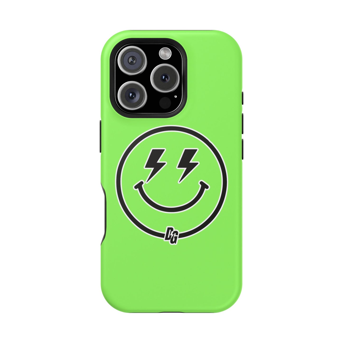 Desert Girl Smiley - LIME GREEN Tough Magnetic Cases