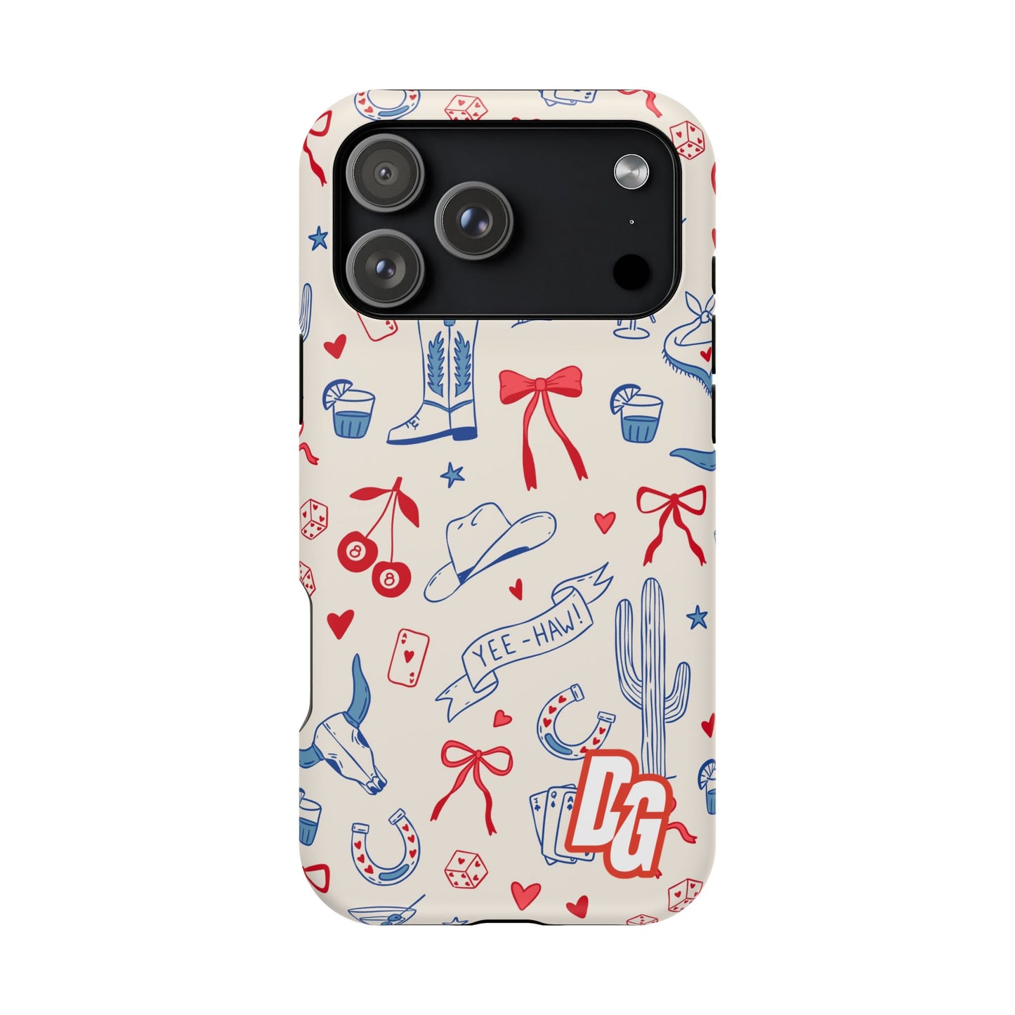 Lucky Cowgirl USA Tough Magnetic Cases