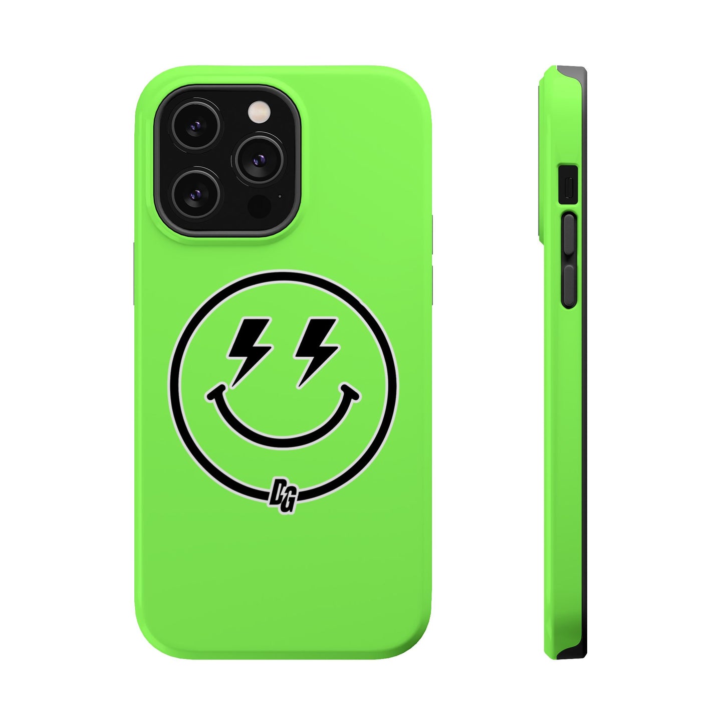 Desert Girl Smiley - LIME GREEN Tough Magnetic Cases