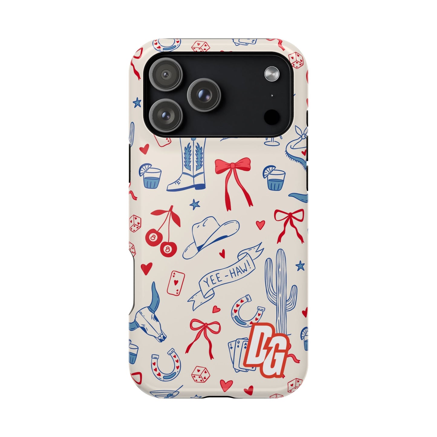 Lucky Cowgirl USA Tough Magnetic Cases