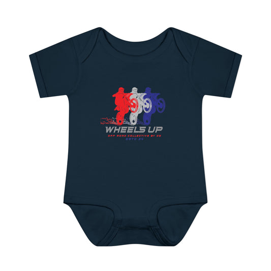 Infant Wheels Up Onesie
