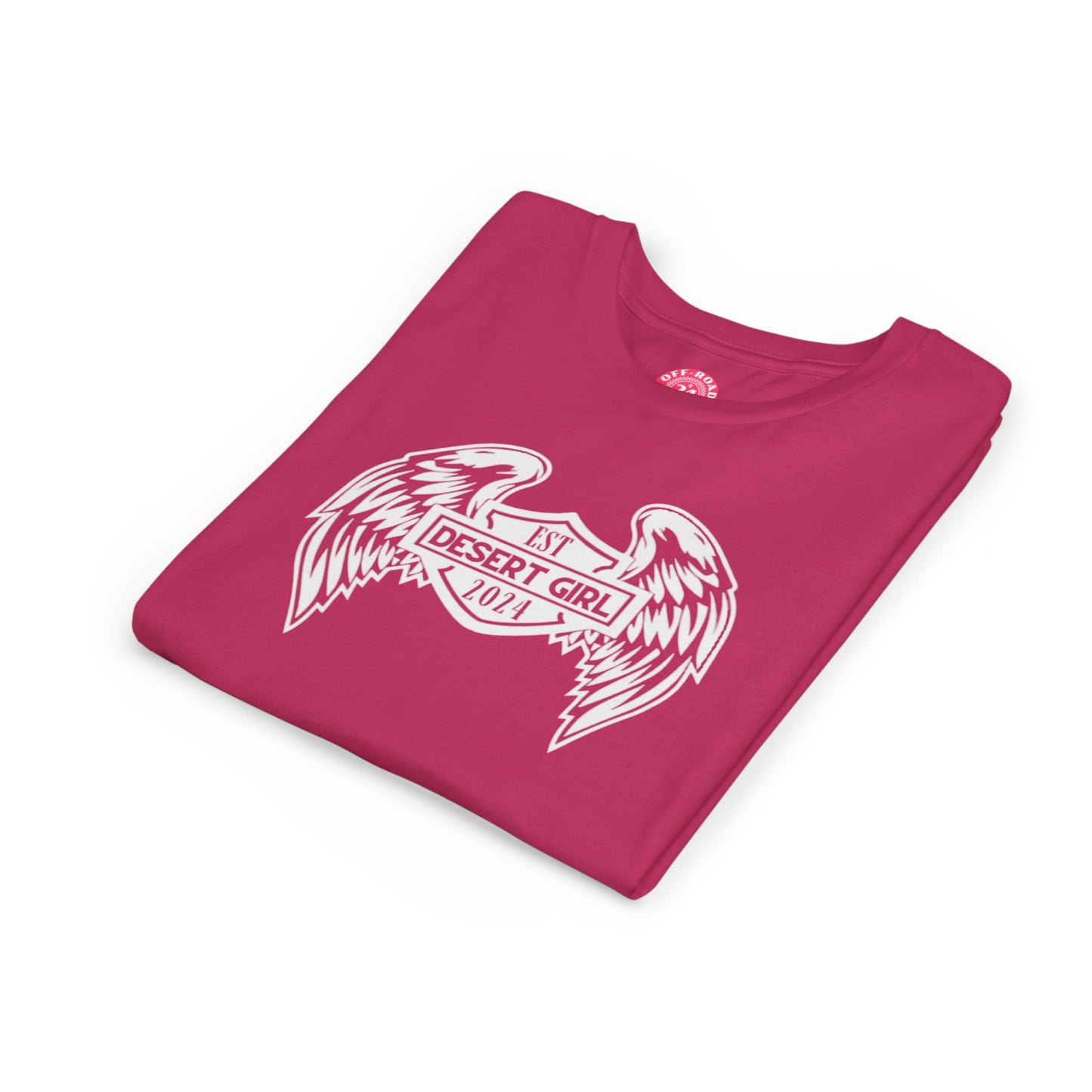 Youth Desert Girl Wings Short Sleeve Tee