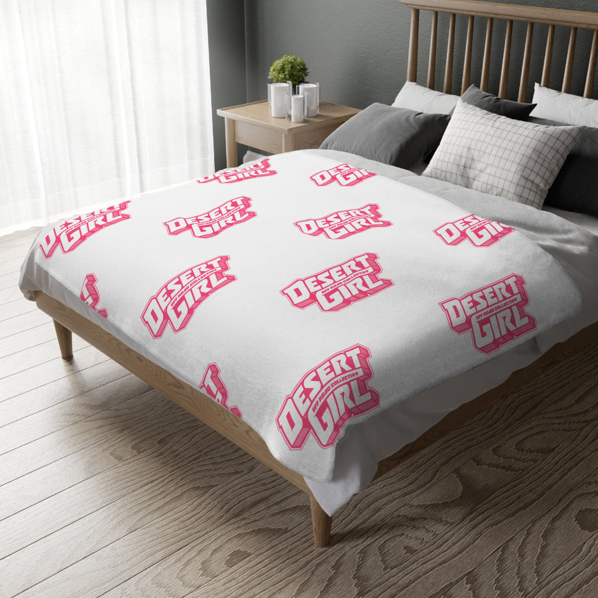 Desert Girl Off-Road Collective Fuzzy Blanket ( Double Sided )