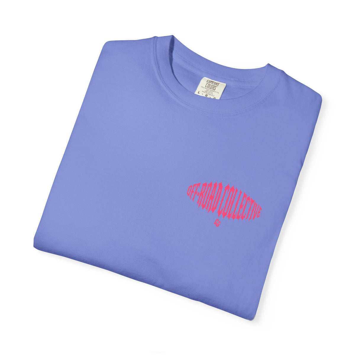 Off-Road Collective Metal Wrap Comfort Colors Tee - PINK