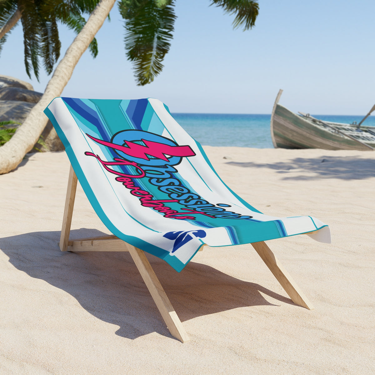 Desert Girl Obsession Powerboats Beach Towel