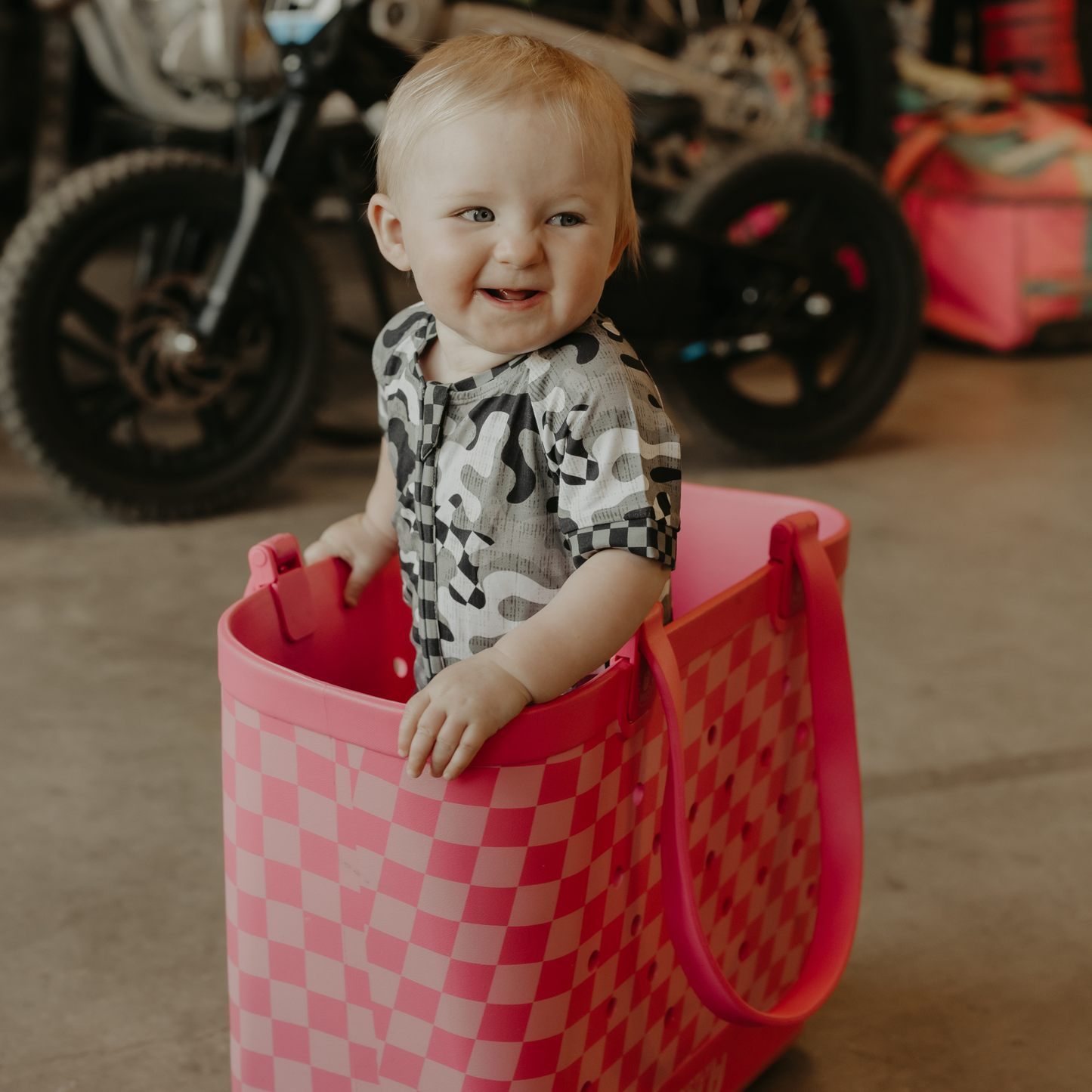 Speedy Pink Moto Totes / PREORDER: shipping Sept 1 - 15