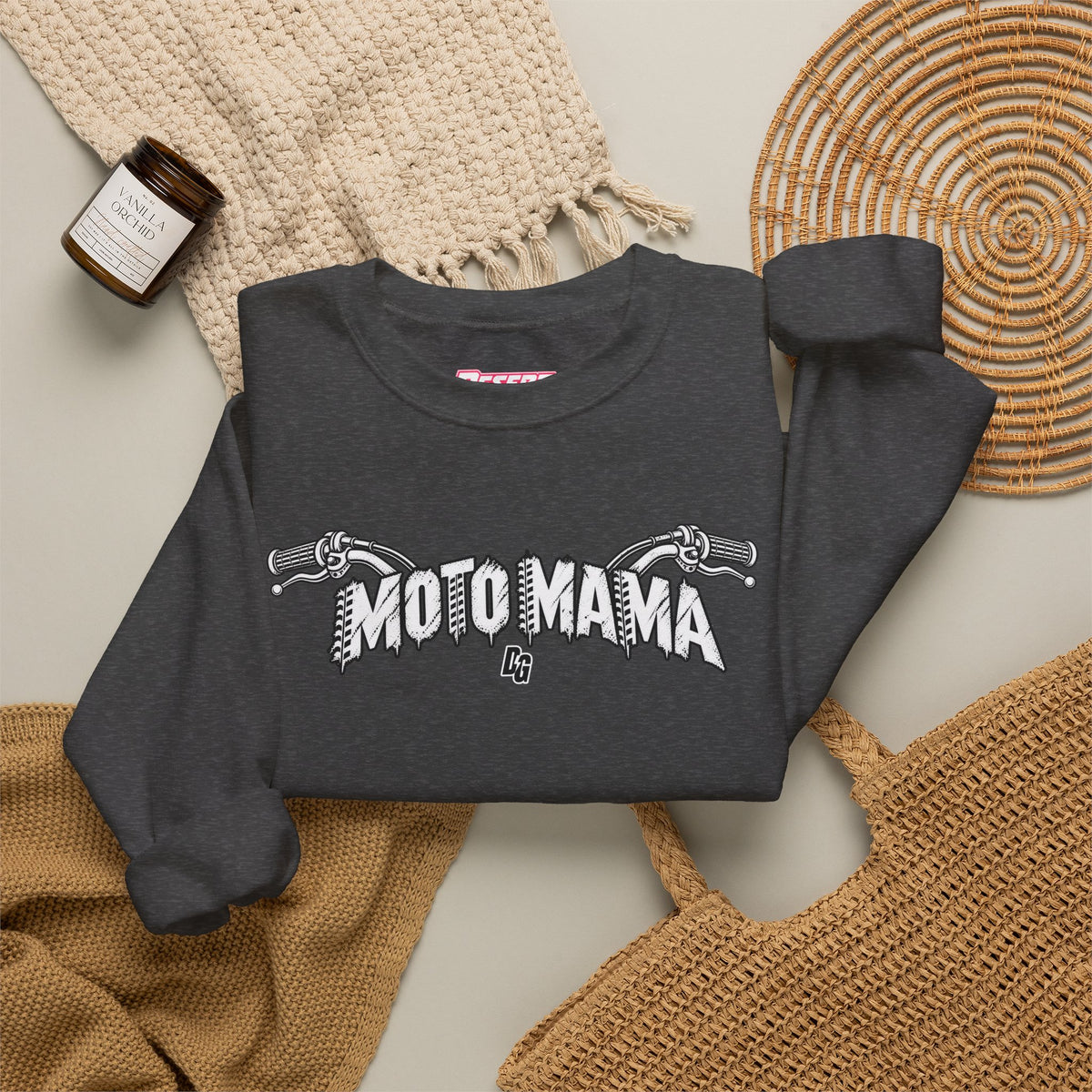 Moto Mama Full Throttle Crewneck