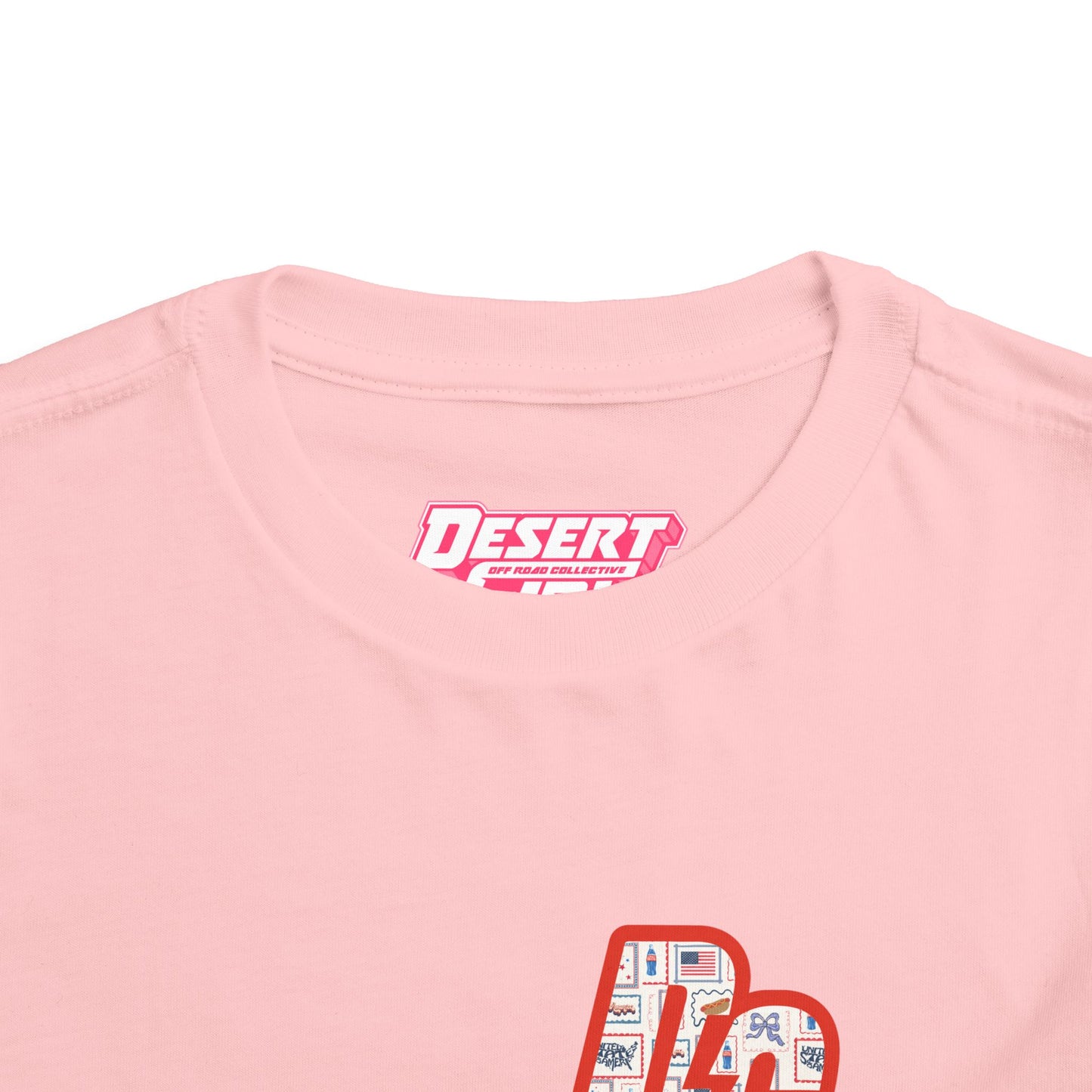 Toddler Postcard USA DG Short Sleeve Tee