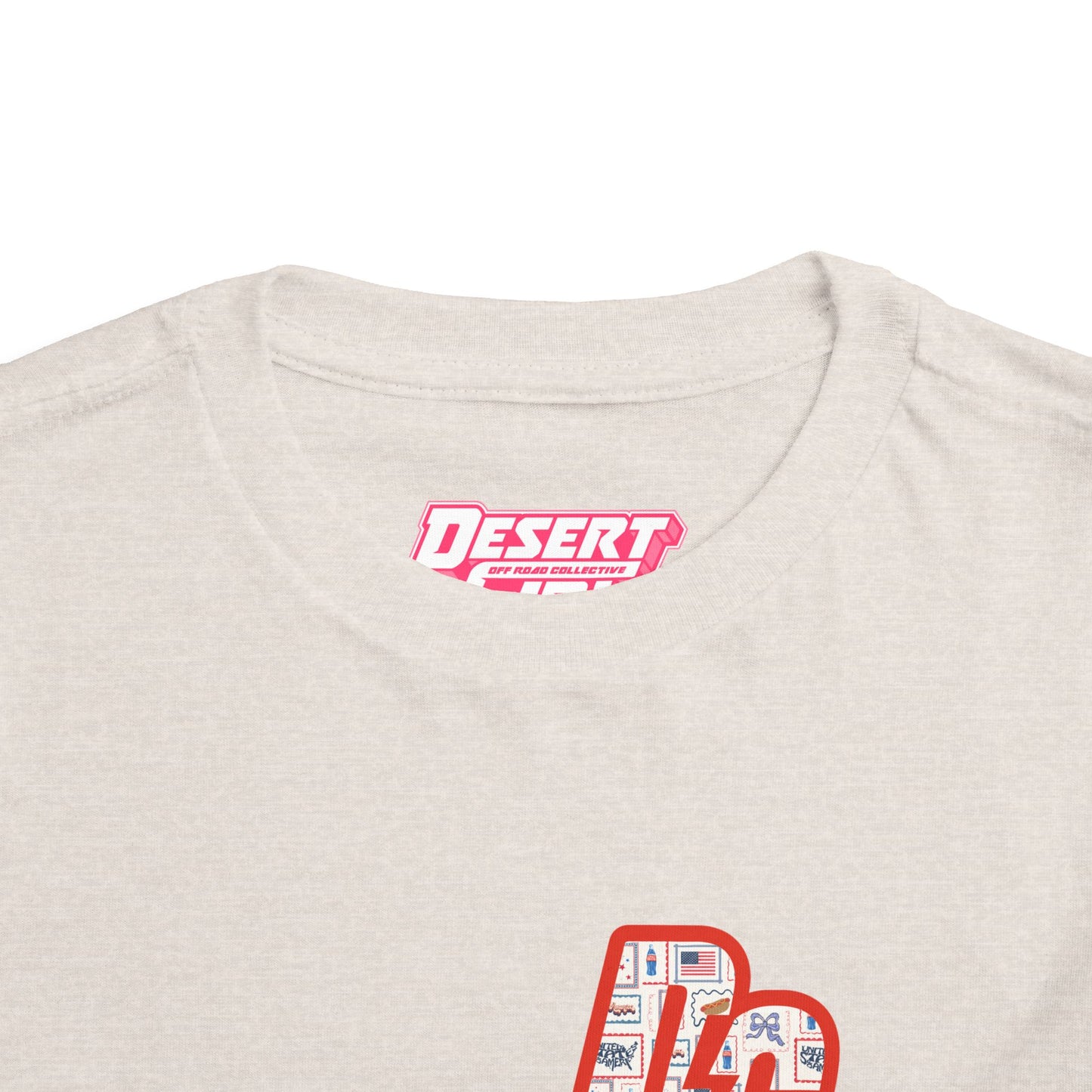 Toddler Postcard USA DG Short Sleeve Tee