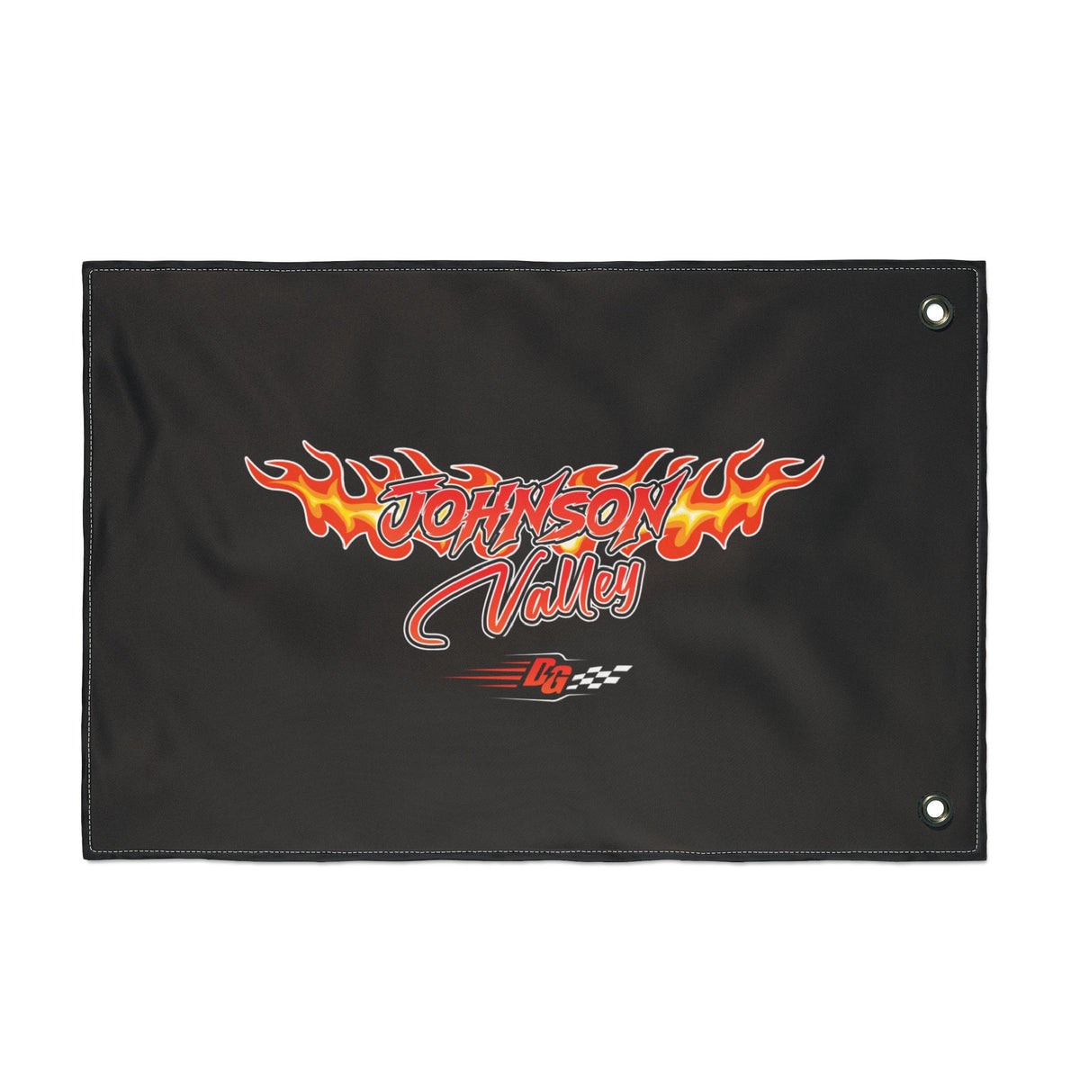 Johnson Valley Throwback Double Sided Flag