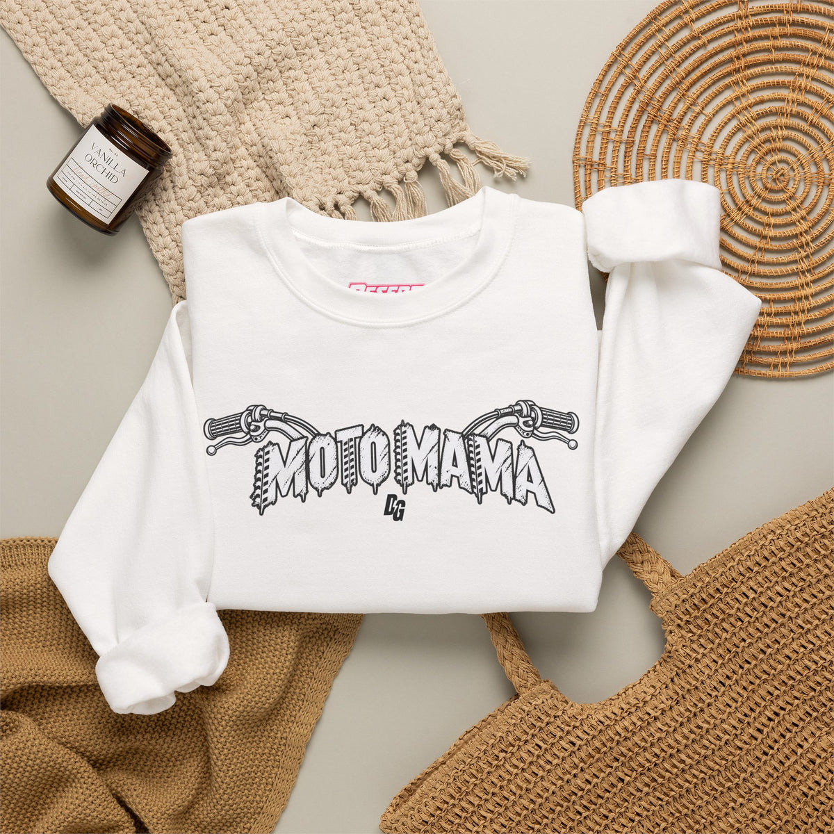 Moto Mama Full Throttle Crewneck