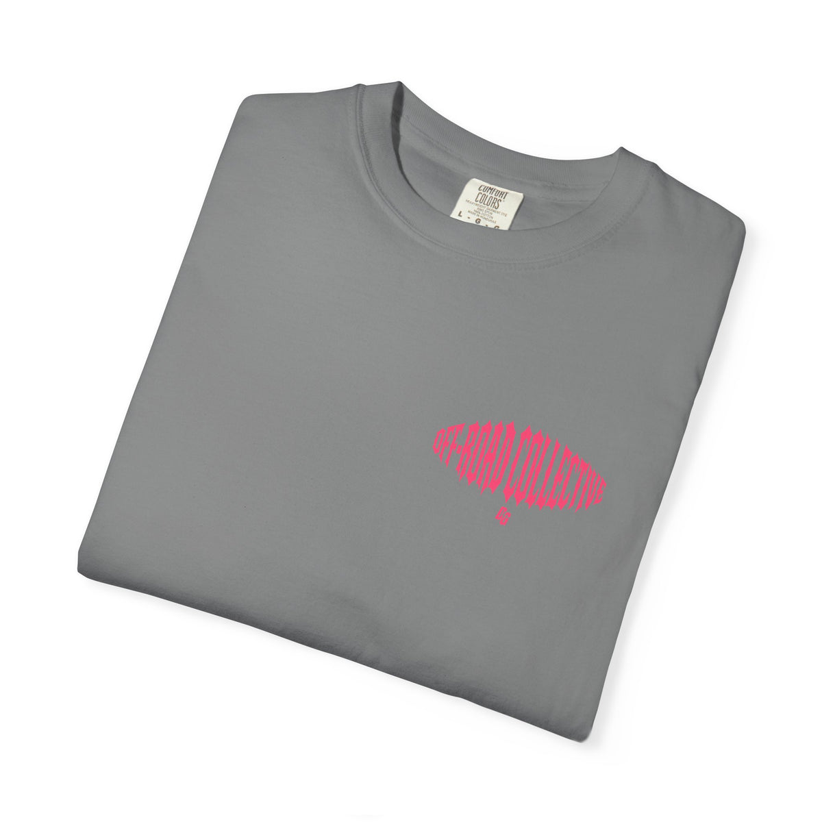 Off-Road Collective Metal Wrap Comfort Colors Tee - PINK