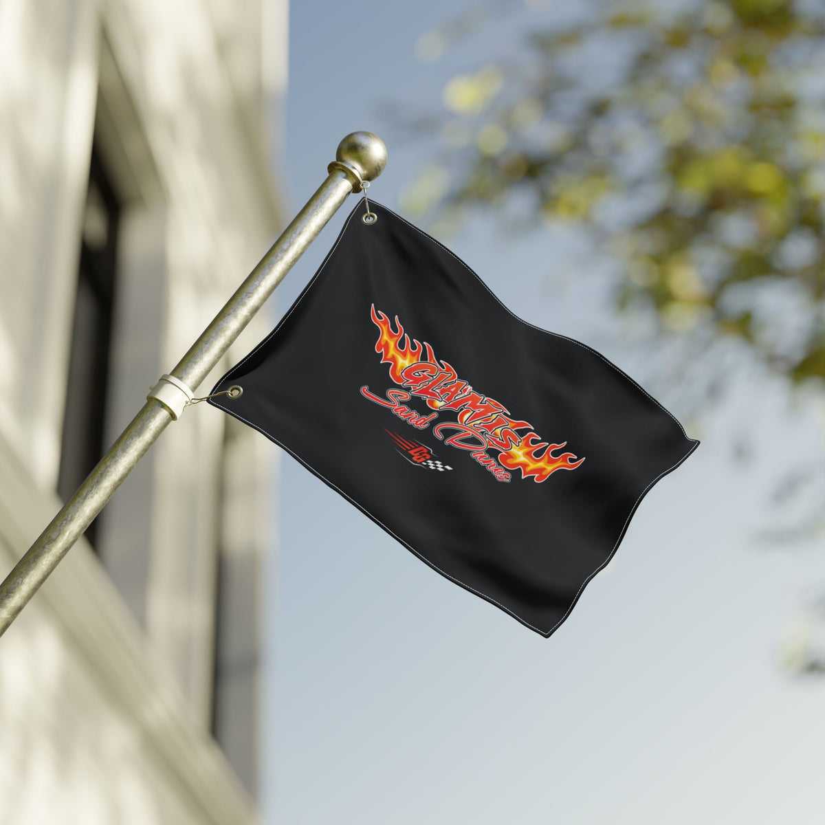 Glamis Dunes Throwback Double Sided Flag