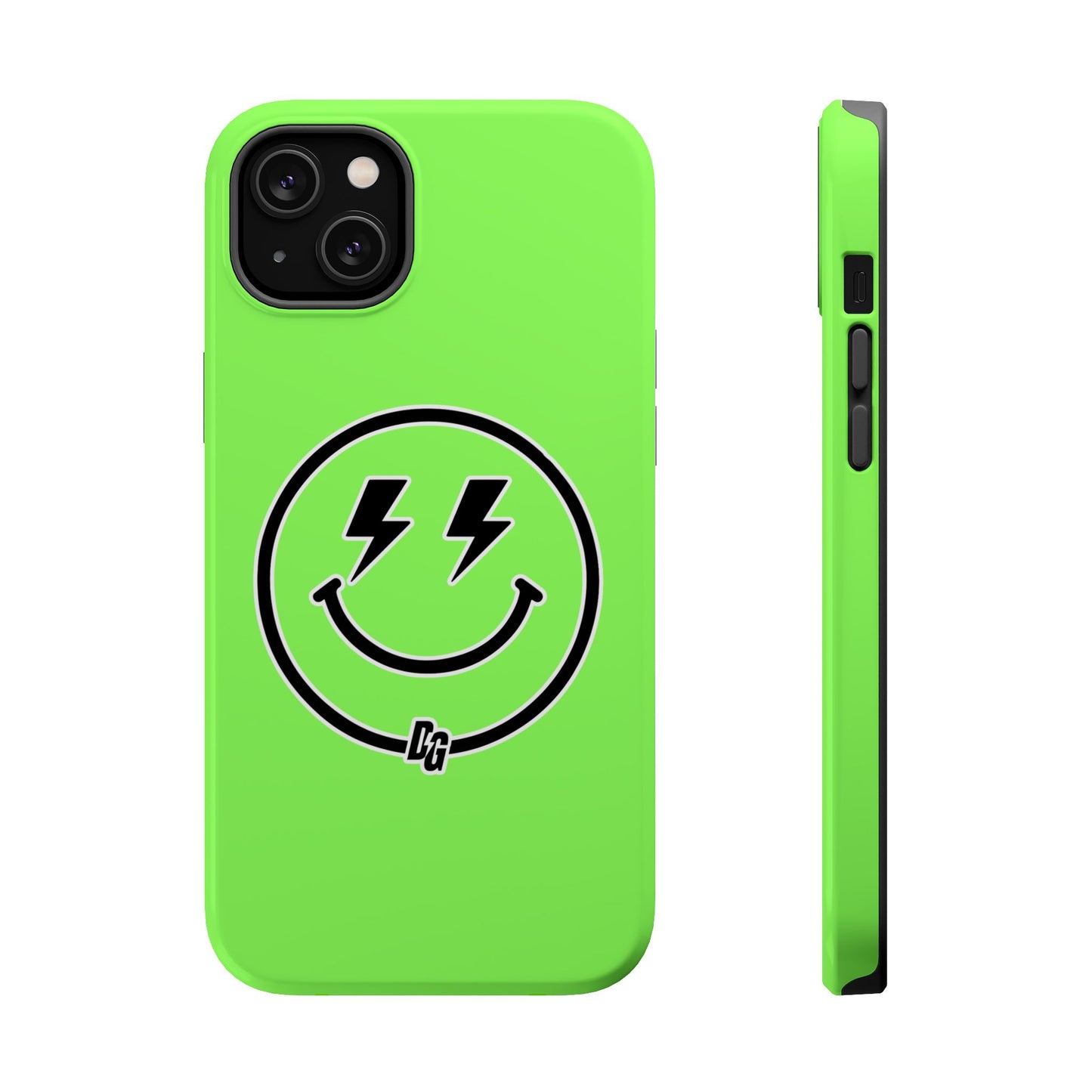 Desert Girl Smiley - LIME GREEN Tough Magnetic Cases