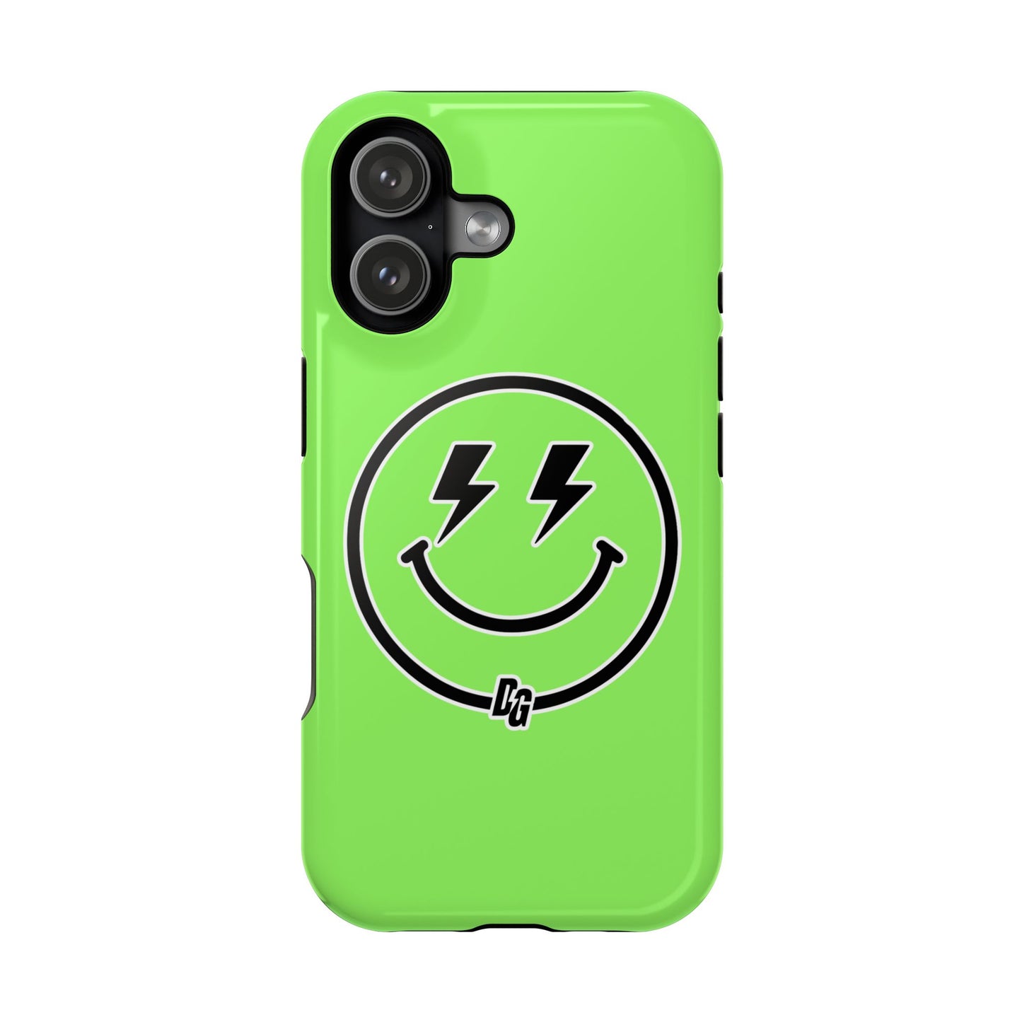 Desert Girl Smiley - LIME GREEN Tough Magnetic Cases