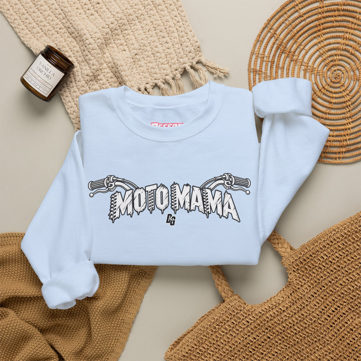 Moto Mama Full Throttle Crewneck