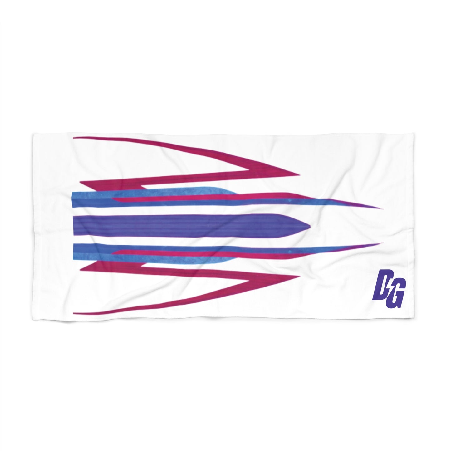 Desert Girl Purple Blue Pink  Beach Towel