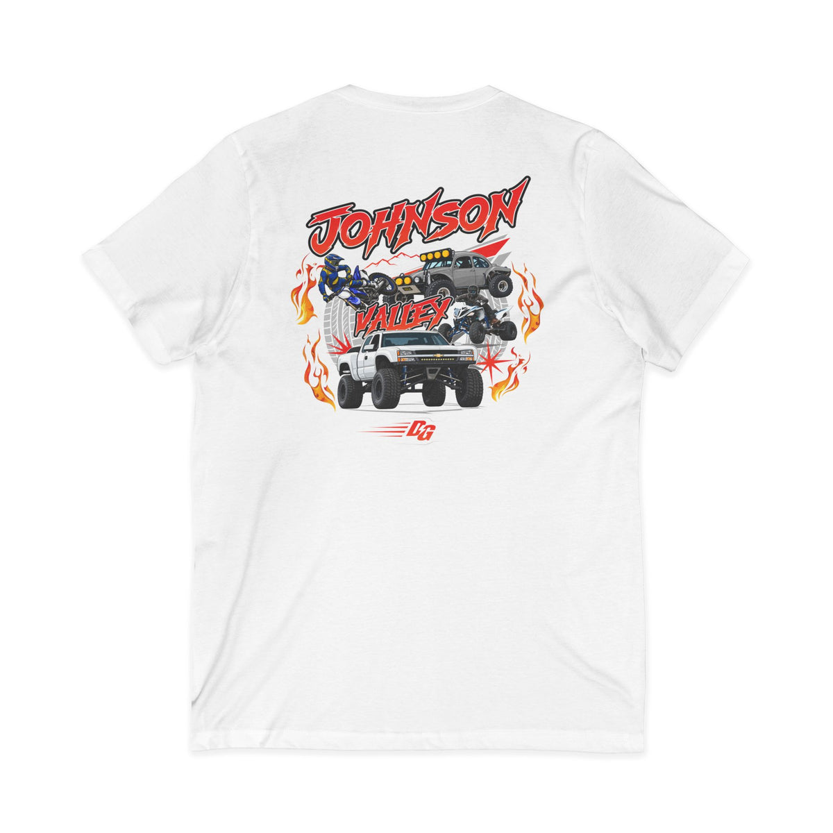 Women's Johnson Valley Throwback Short Sleeve V-Neck Tee - Desert Girl