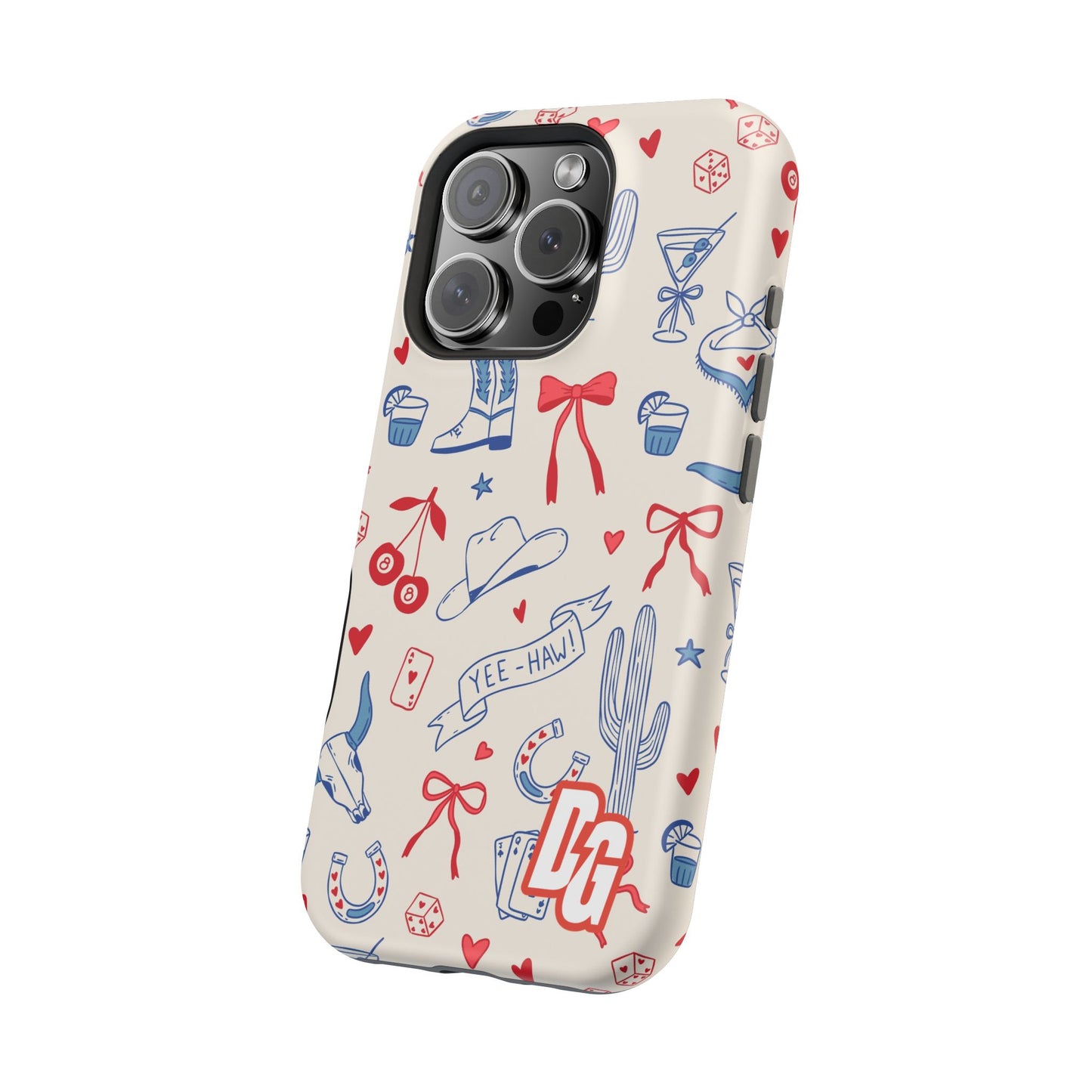 Lucky Cowgirl USA Tough Magnetic Cases
