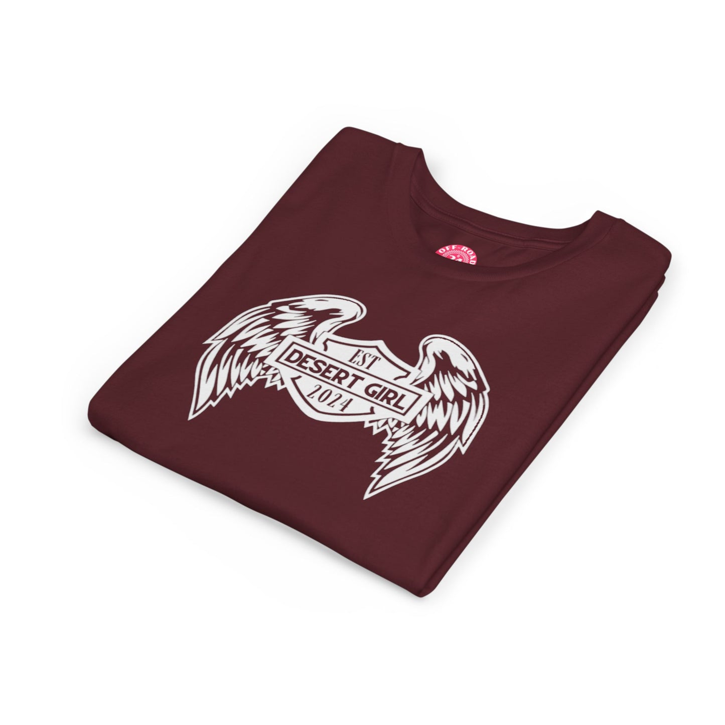 Youth Desert Girl Wings Short Sleeve Tee