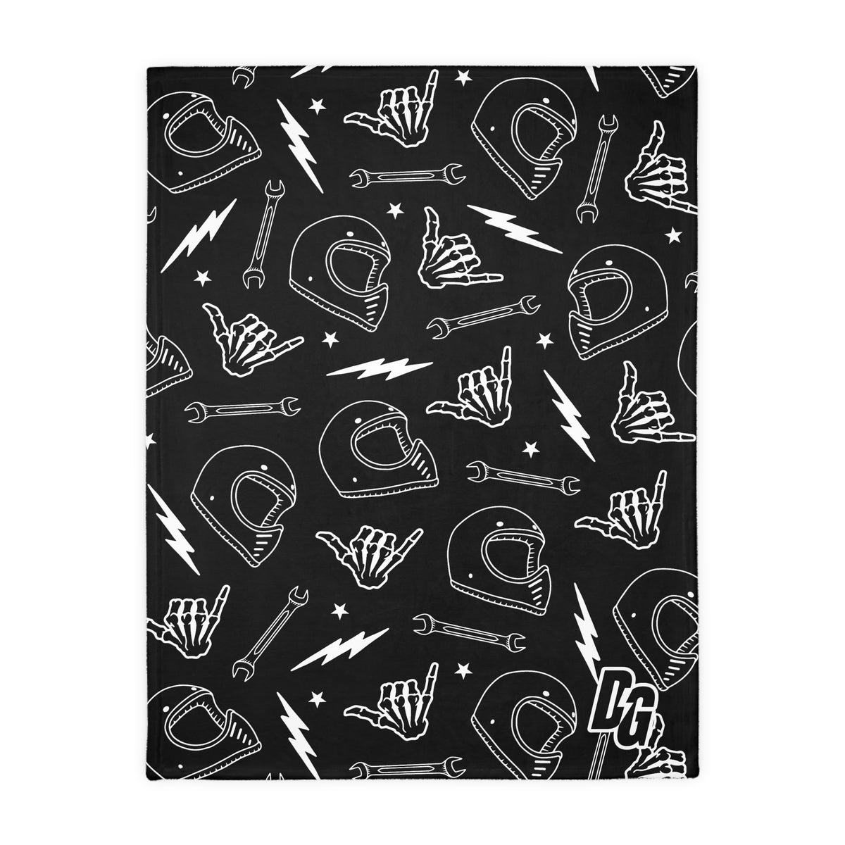 DESERTGIRL Rad Rider Fuzzy Blanket ( Double Sided )