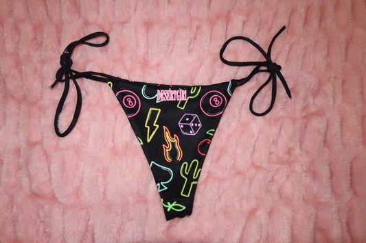 Neon Dreams - Triangle String Bikini Bottoms
