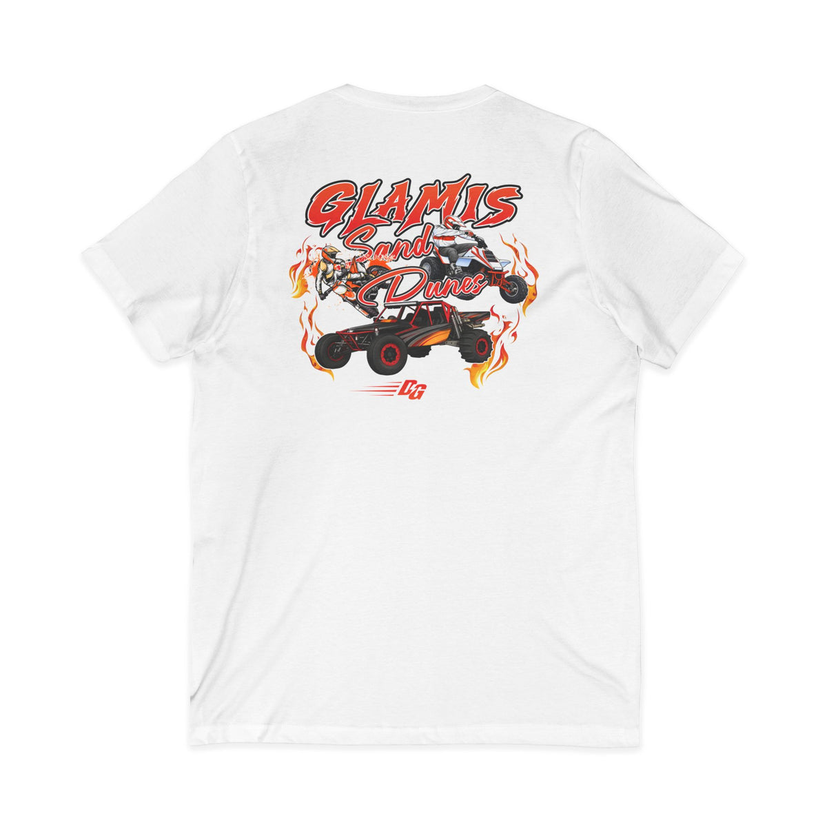 Women's Glamis Dunes Throwback Short Sleeve V-Neck Tee - Desert Girl